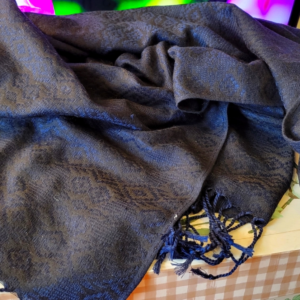 Navy Blue Scarf